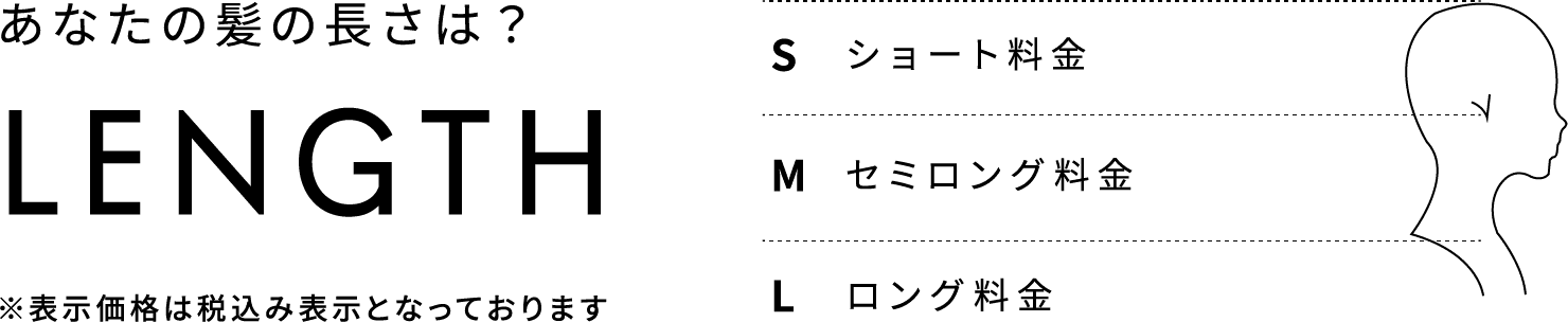 あなたの髪の長さは?? S:ショート M:セミロング L:ロング